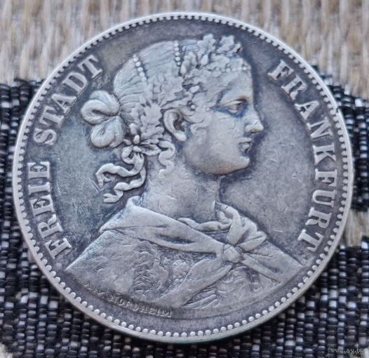 Германия 1 талер 1860 года. Серебро! Сторгуй за свою цену, предложи обмен! Y400