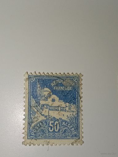 Алжир  марка  Колонии Алжир 1926 Мечеть Джами аль-Джадид (мечеть рыбаков)