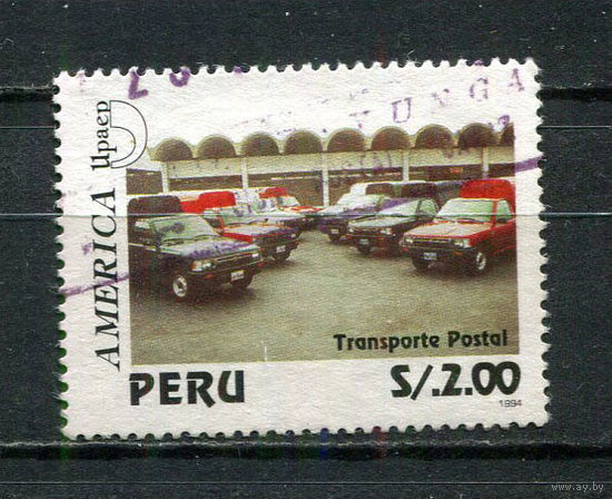 Перу - 1995 - Почтовый транспорт 2S - [Mi.1552C] - 1 марка. Гашеная.  (Лот 46HT)-TG3P15