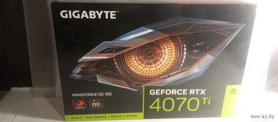 Коробка от видеокарты GIGABYTE  GF RTX 4070TI  WINFORSE OC 12G