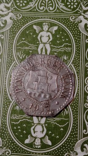 Германия нотгельд Пиннеберг 50 пфеннигов 1917 редкий