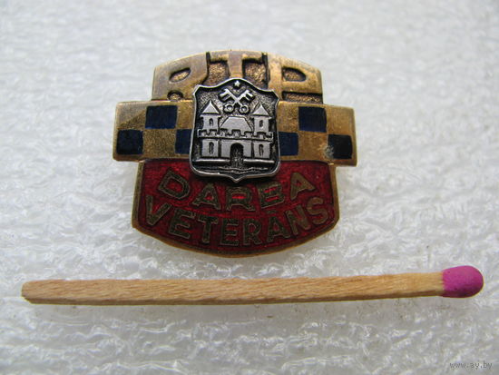Знак. Ветеран труда Рижского таксомоторного парка. тяжёлый, накладной