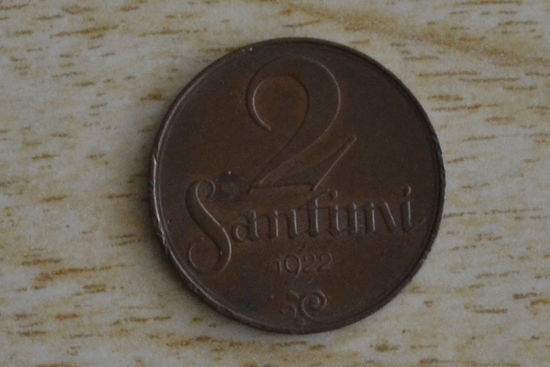 Латвия 2 сантима 1922
