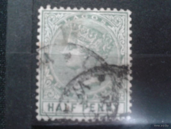 Нигерия, колония Англии, 1886. Стандарт. Королева Виктория