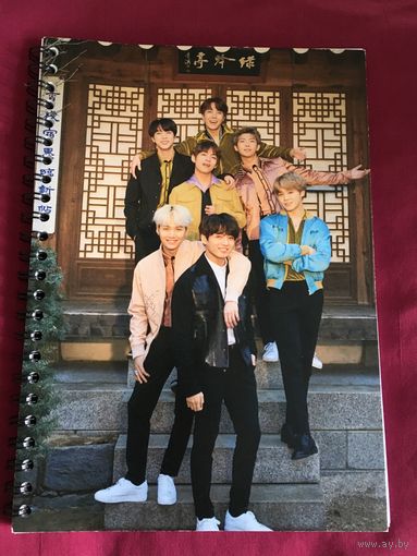 Блокнот(общая тетрадь) BTS плюс наклейки