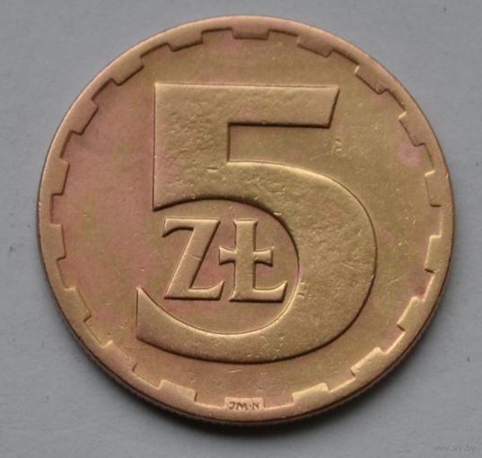 Польша, 5 злотых 1976 г.