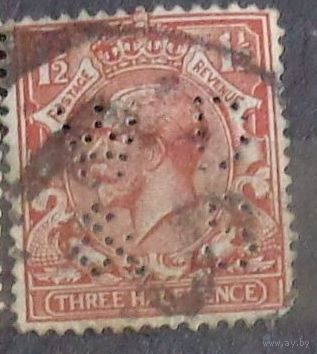 Король Георг V. Великобритания. Дата выпуска: 1924-02