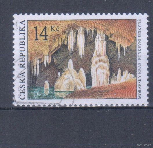 [1833] Чехия 2003. Природа.Туризм.Пещера. Гашеная марка.