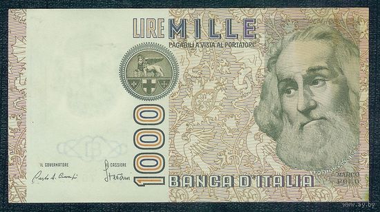 Италия, 1000 лир 1982 год.