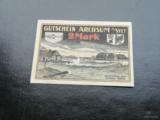 Германия нотгельд 2 марки  1921 ARCHSUM