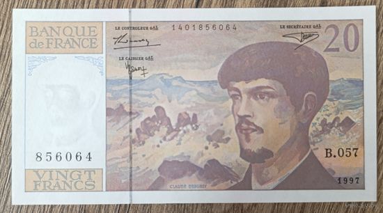 20 франков 1987 года - Франция - UNC