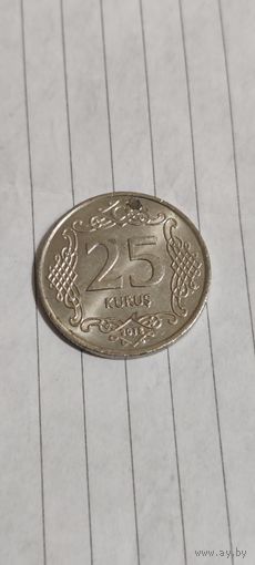 Турция 25 Куруш 2018