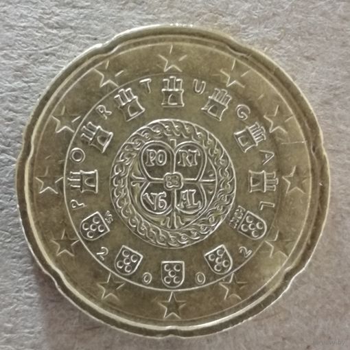 Португалия 20 евроцентов 2002 г., KM# 744