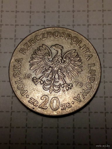 20 злотых Польша 1976 год