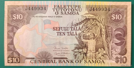 10 тала 2002 года - Самоа - UNC