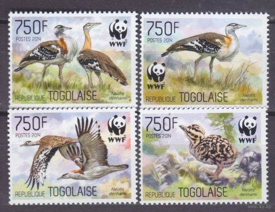 2014 Того 5863-5866 WWF / Птицы 12,00 евро