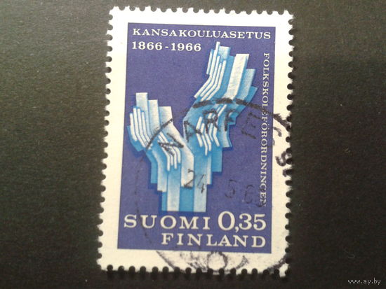 Финляндия 1966 символический рисунок