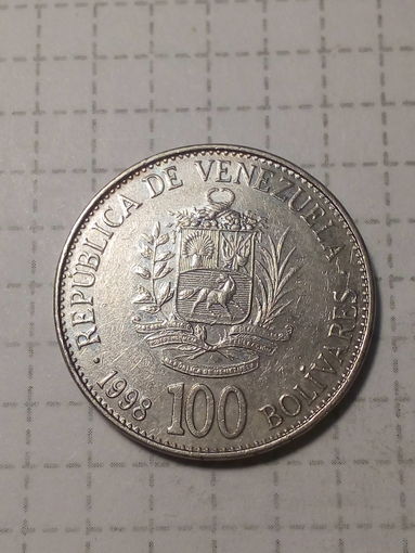 100 боливар Венесуэла 1998 год