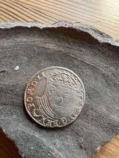 3 гроша (трояк)Стефана Батория 1581  Литва