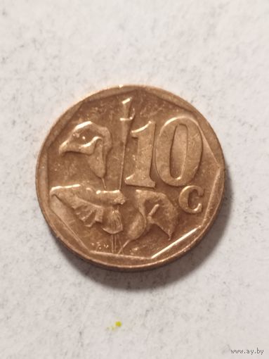 ЮАР 10 центов 2015