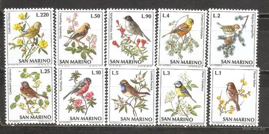ФФ2 Сан Марино 1972 Птицы
