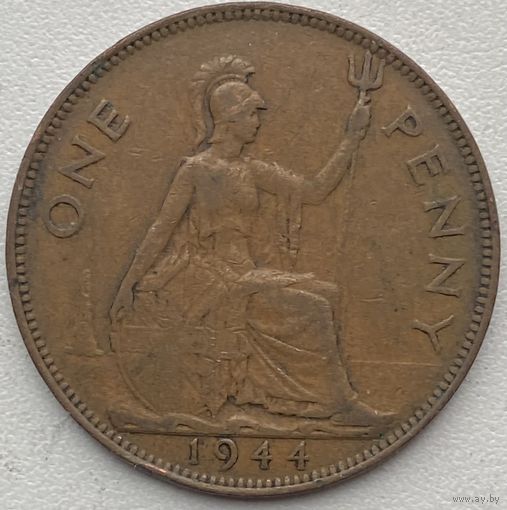 Великобритания 1 пенни 1944 г.