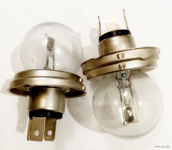 Лампа фары а/м ВАЗ, Волга, Москвич 12V 45+40W
