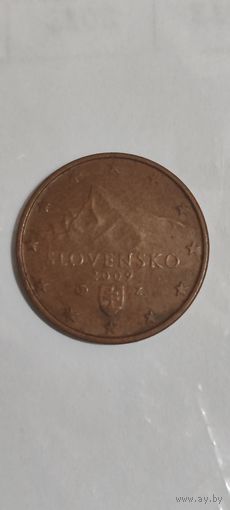 Словакия 5 евроцентов 2009