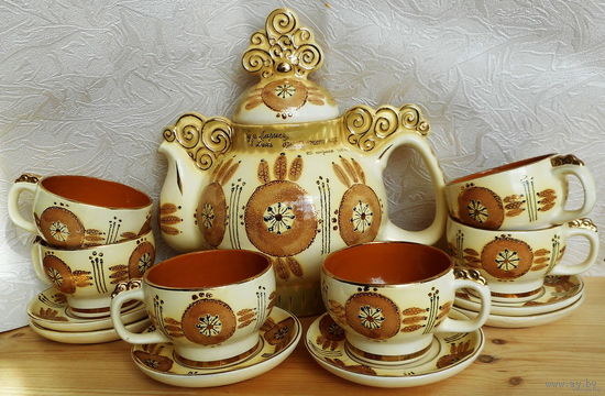 Сервиз чайный . 1980 г