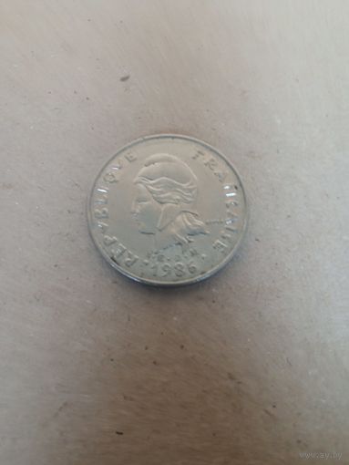 20 франков французская Полинезия