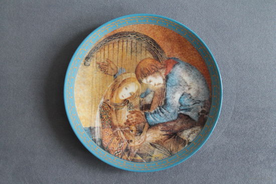 Тарелка коллекционная настенная [1982г., Германия, Koenigszelt Bavaria, Музыка, Bradex #22-K46-3.1] D=19,5см.