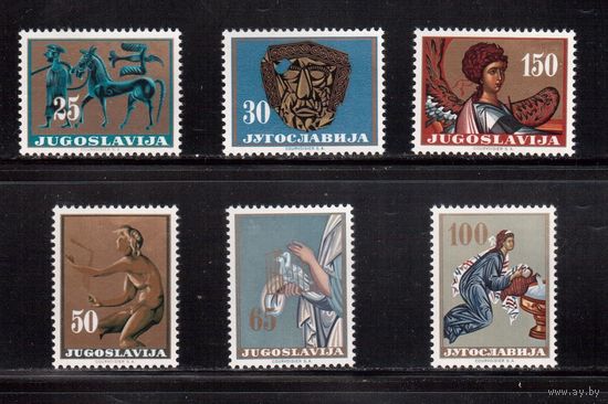 Югославия-1962(Мих.1026-1031)  **  , Искусство (полная серия)
