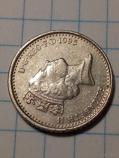 5 пенсов Великобритания 1995 год