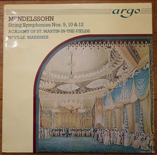 Mendelssohn - Academy Of St-Martin-in-the-Fields, Neville Marriner – String Symphonies Nos. 9, 10 & 12