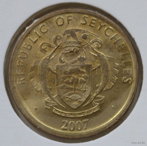 Сейшелы 10 центов 2007 год.