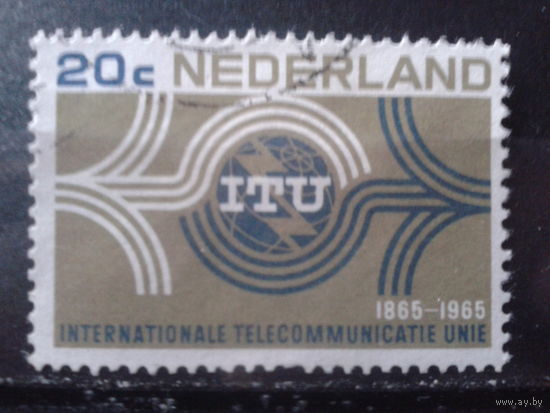 Нидерланды 1965 100 лет ITU.