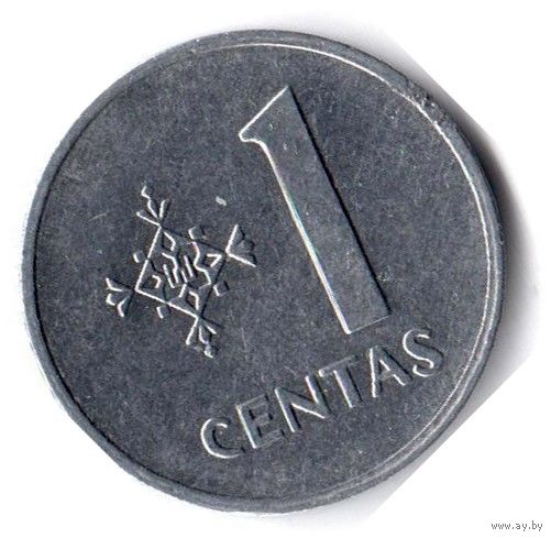 Литва. 1 цент. 1991 г.