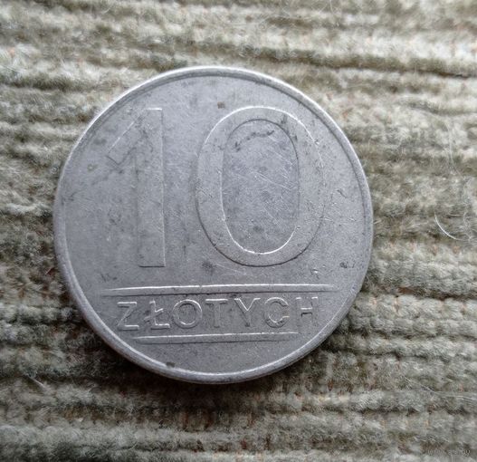 Werty71 Польша 10 злотых 1986 года