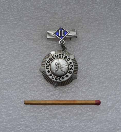 Первенство края РСФСР. 2 место. Хоккей.