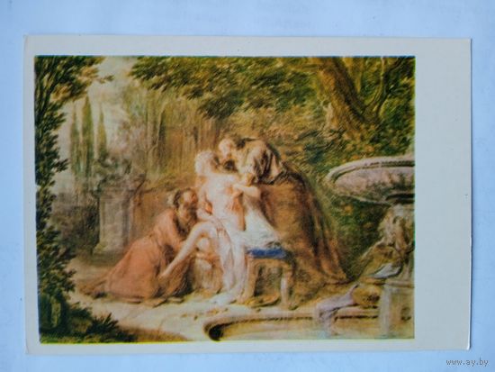Французский художник XVIII в. Сусанна и старцы