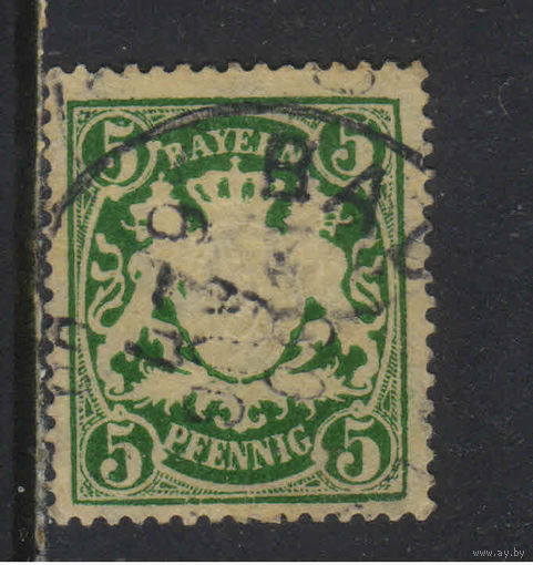Германия Бавария Кор 1890 Герб Стандарт #61x