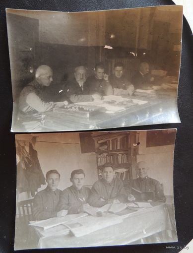 Фото "Заседание кафедры университета БГУ", 1934 г. (2 шт.)