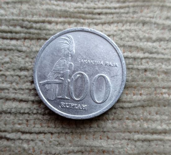 Werty71 Индонезия 100 рупий 2005 черный пальмовый какаду