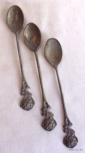 Ложка кофейная Хильдесхаймская роза 3 шт одним лотом