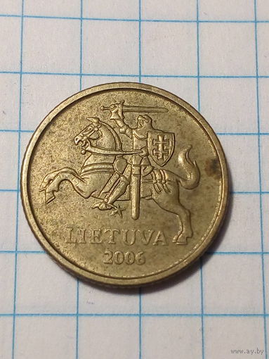 10 центов Литва 2006 год.  Лот на обмен.