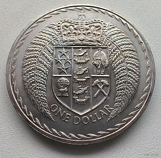 Новая Зеландия 1 доллар, 1967  3-3-5