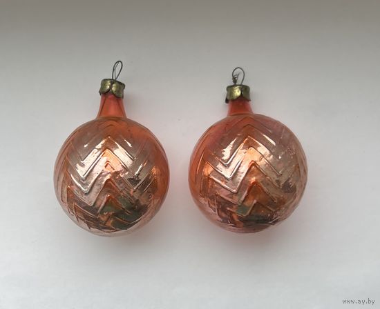 Елочные игрушки шар СССР цена за все К.11