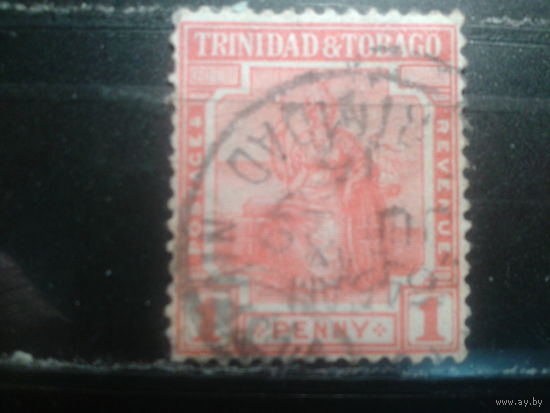 Тринидад и Тобаго, колония Англии, 1916. Стандарт. Сидящая Британия