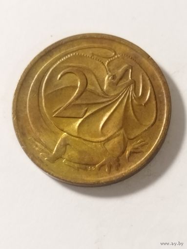 Австралия 2 цента 1974
