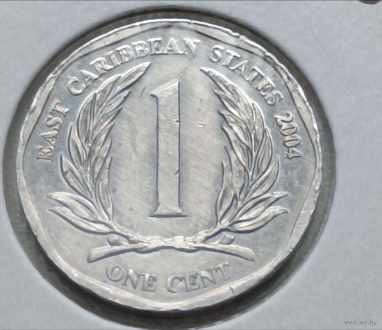 Восточные Карибы. 1 цент 2004 года.